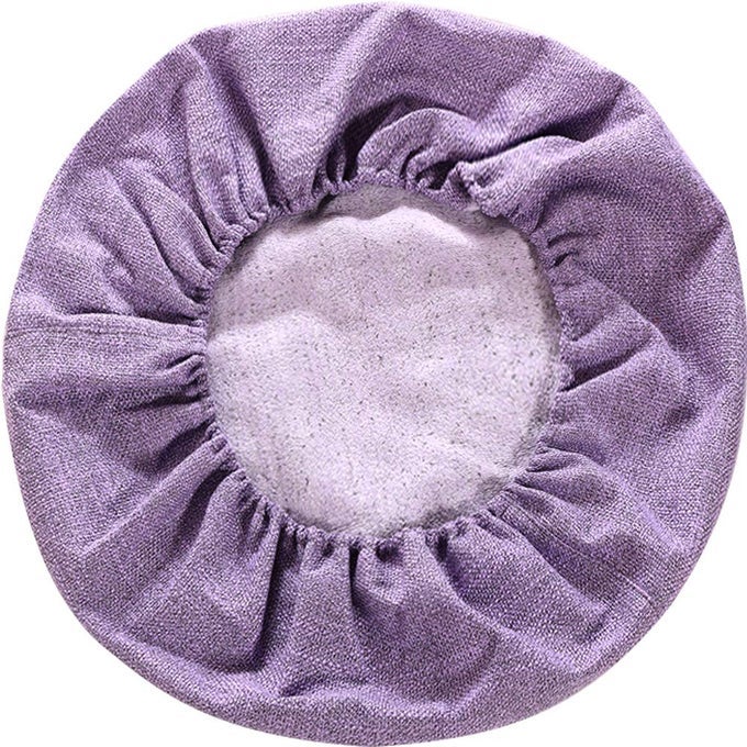 ROUND FLOOR PILLOW COVER TATAMI FLOOR CUSHION COVER STRAW JAPANESE FUTON COVER MEDITATION SEATING OTTOMAN THROW COVER PROTECTOR FOR LIVING ROOM INDOOR OUTDOOR VIOLET2362 INCHES