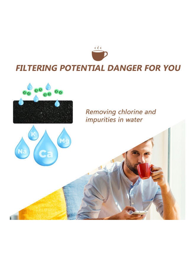 NIBEMINENT 12-Piece Replacement Coffee Filter White 4.8 x 3.2cm - Image 5