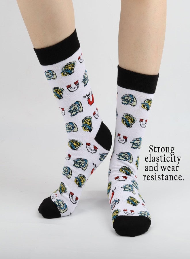 TOBGBE 2 Pairs MRI Tech Socks Rad Tech Gift MRI Tech Appreciation Gift MRI Tech Graduation Gift (MRI Tech Socks) - Image 5