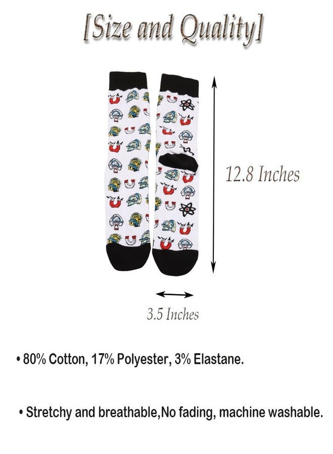 TOBGBE 2 Pairs MRI Tech Socks Rad Tech Gift MRI Tech Appreciation Gift MRI Tech Graduation Gift (MRI Tech Socks) - Image 2