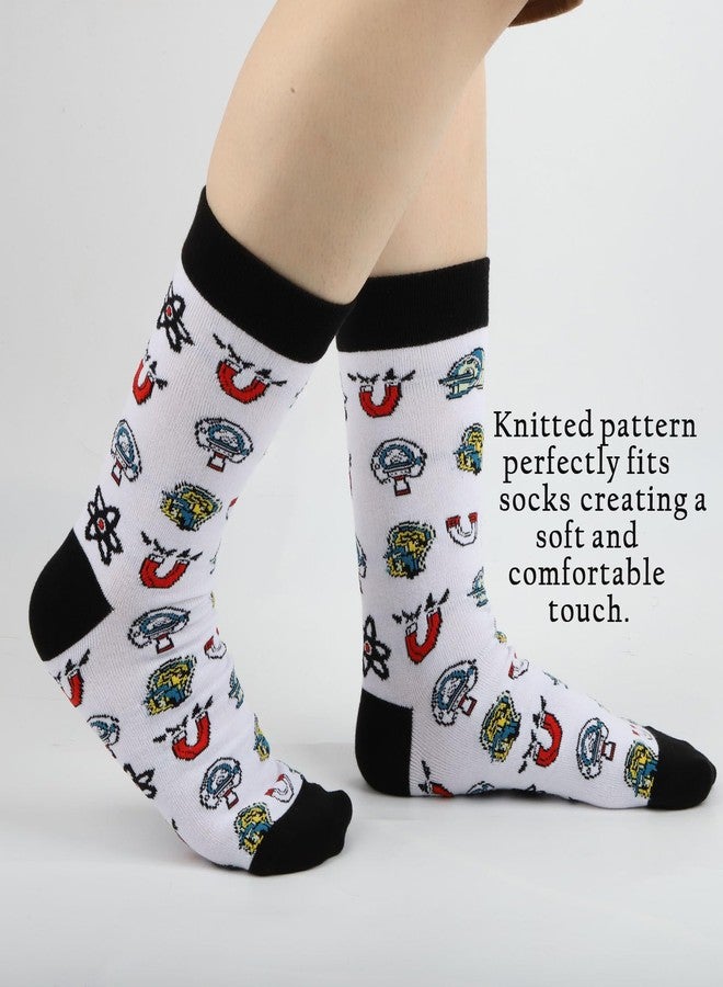 TOBGBE 2 Pairs MRI Tech Socks Rad Tech Gift MRI Tech Appreciation Gift MRI Tech Graduation Gift (MRI Tech Socks) - Image 3