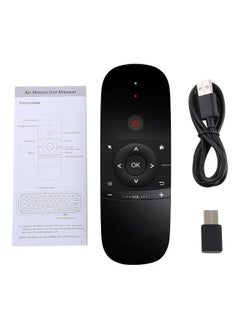 NIBEMINENT W1 Wireless Keyboard And Air Mouse Remote Controller Black  - Image 4
