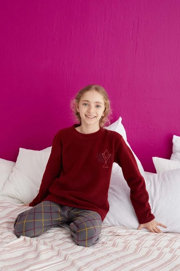 Tofisa 23932-BORDO Children's Pajama Set