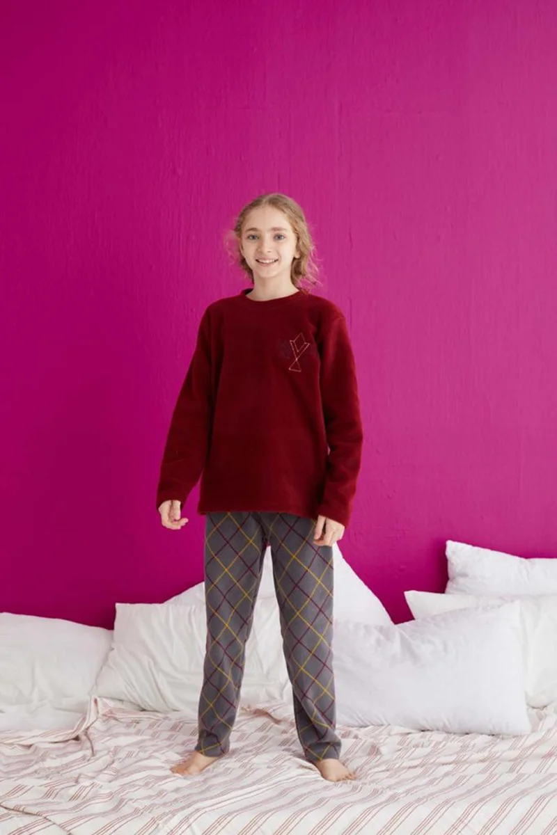 Tofisa 23932-BORDO Children's Pajama Set