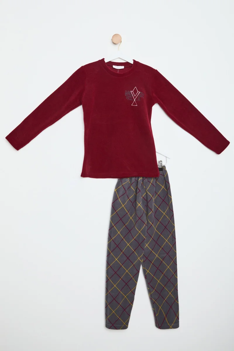 Tofisa 23932-BORDO Children's Pajama Set