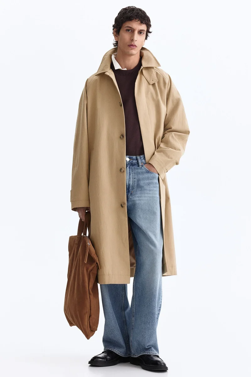H&M  Mac-style coat for Men | Best Price UAE