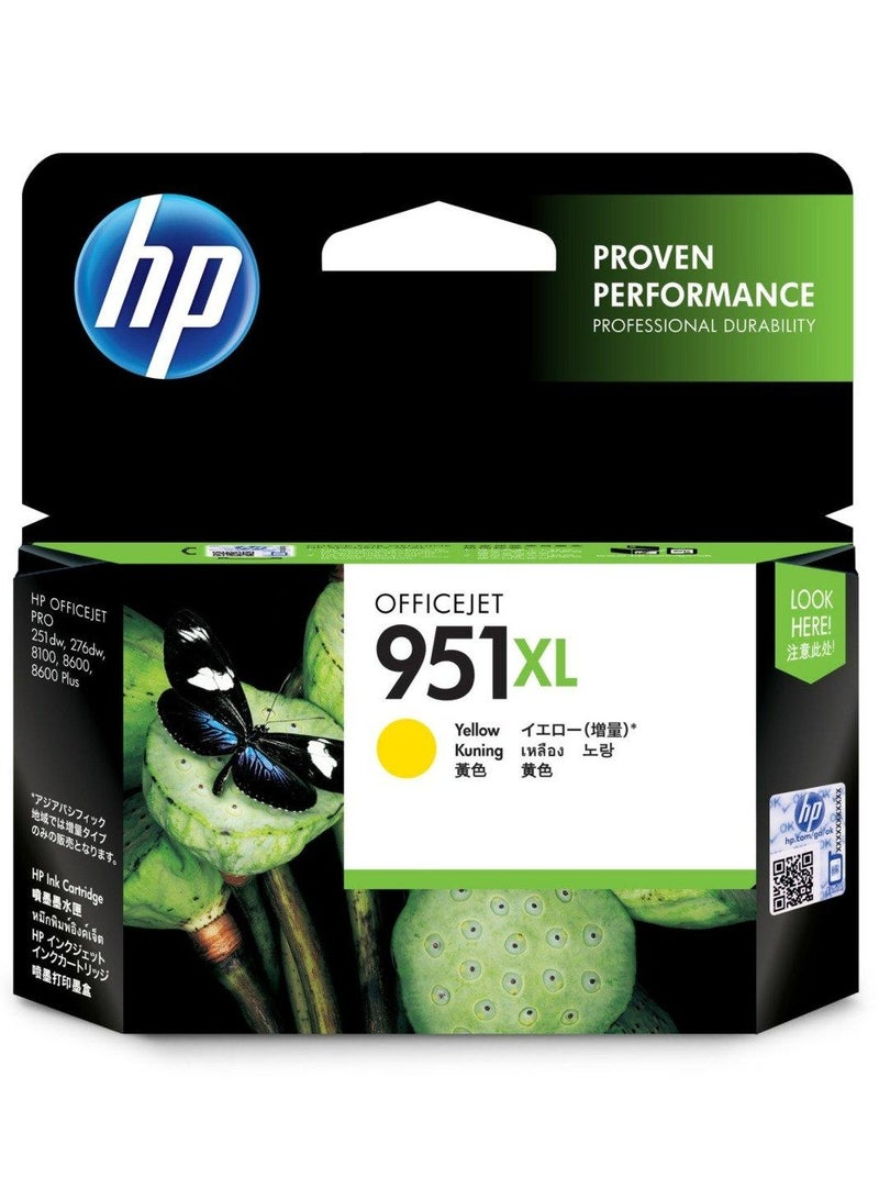 HP 951XL High Yield Yellow Original Ink Cartridge Yellow