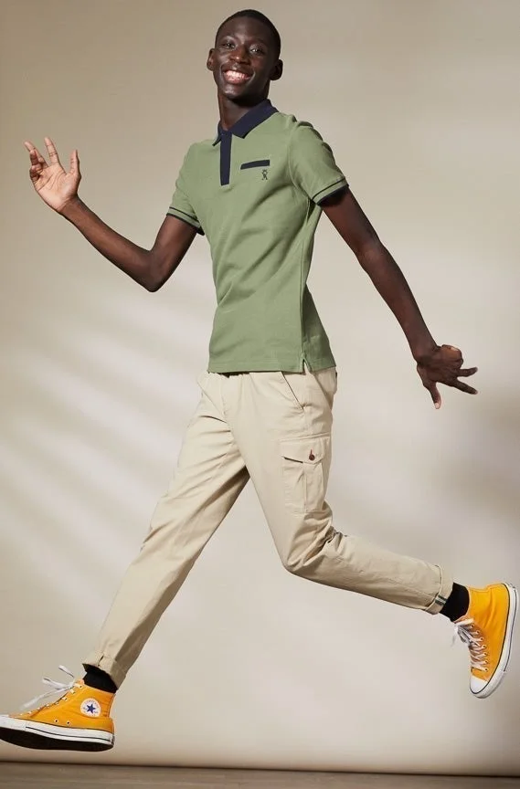 Vicomte A. Palton Khaki Polo