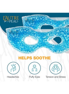 Usa Merchant 2 Redesigned Therapeutic Spa Gel Bead Eye Masks Hot/Cold Reusable Ice Packs With Flexible Beads Compress Therapy For Puffy Eyes Dark Circles Headaches Migraines Stress Relief - pzsku/ZE87FBCD86DE6544C6FADZ/45/_/1719224121/d9885d4b-2304-40f3-bbaa-d01fa5ffd682