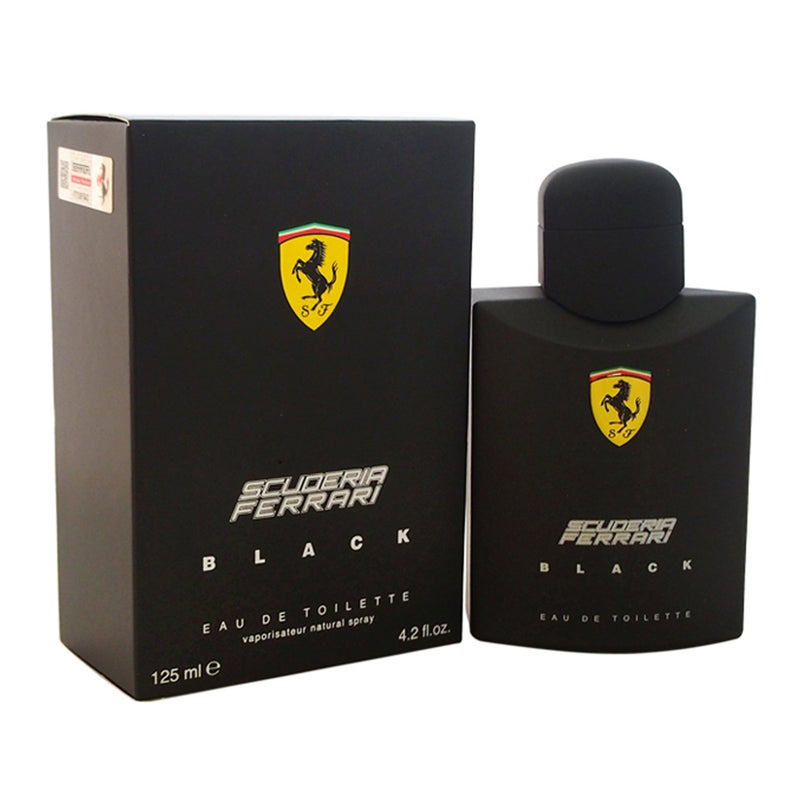 Ferrari Scuderia Black Eau De Toilette Spray For Men, 4.2 Ounce - Image 1