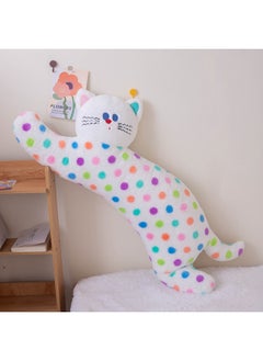Lehi Custom Toy Long Throw Pillow Girls Side Sleep Leg Pillows Short Plush Animal Shape PP Cotton Filled Customizable Design-Specifications:cat-Color:90cm