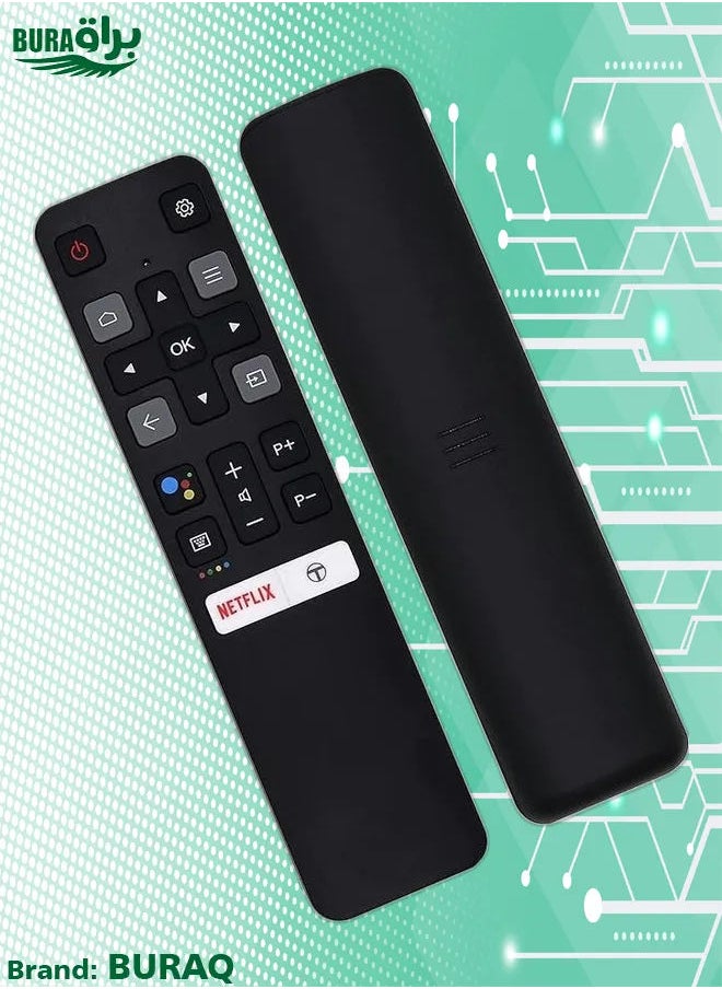 BURAQ - Replacement Universal Remote Control For TCL LED LCD Smart TV Black - Image 1