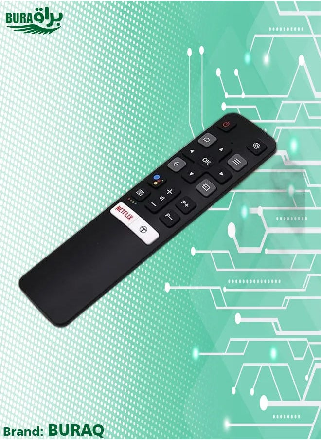 BURAQ - Replacement Universal Remote Control For TCL LED LCD Smart TV Black - Image 1