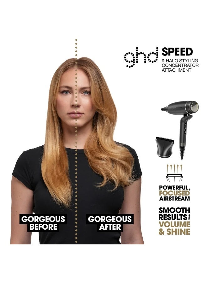 ghd Speed Hair Dryer in Black - Image 3