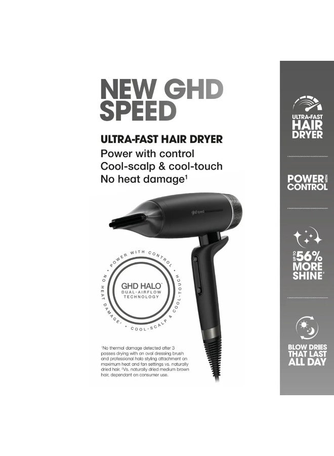 ghd Speed Hair Dryer in Black - Image 2