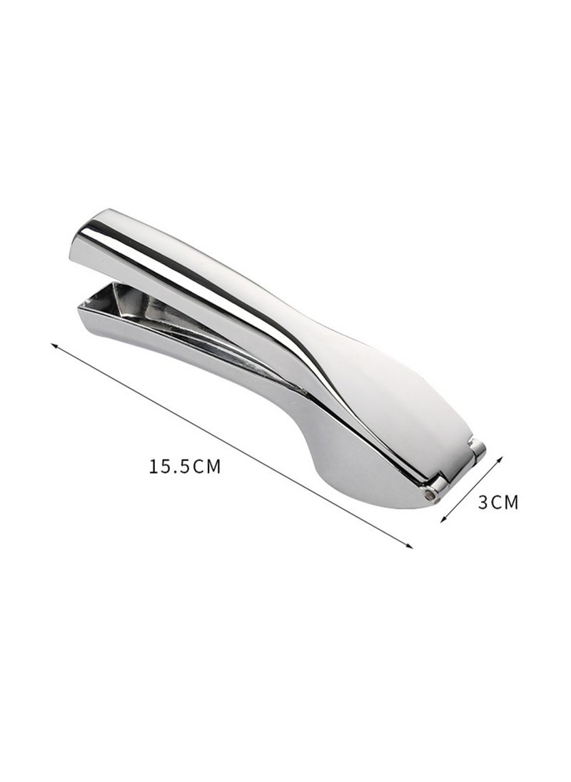 Generic - Stainless Steel Kitchen Garlic Paste Large Manual Garlic Press Set Kitchen Gadgets - Image 1
