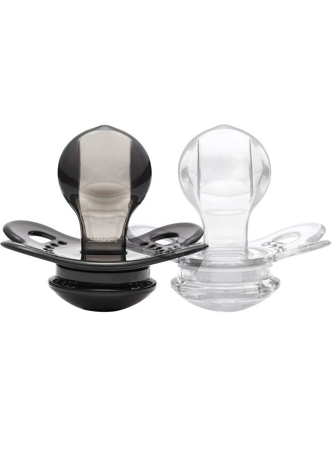 Littleforbig Bigshield Generation3 Big Sized Pacifier Candy Gloss 2 Paci Pack Black And Crystal  - Image 3