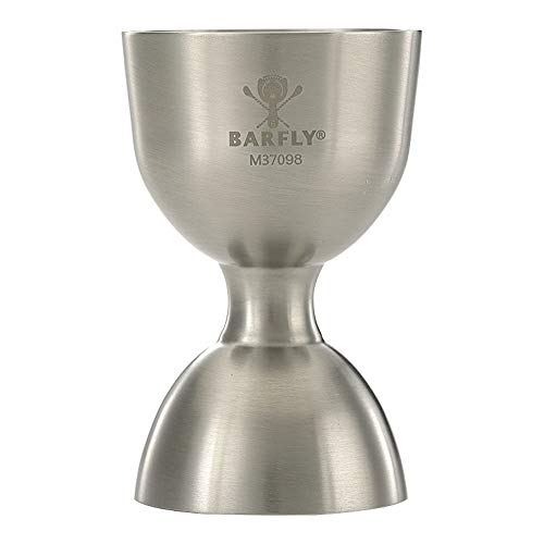 Barfly M37098 Heavy-Duty Straight Rim Bell Jigger, 25 ml x 50 ml, Stainless Steel - Image 1