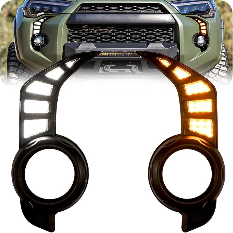 BreTrewri Daytime Running Lights & Fog Lights for 2014-2024 Toyota 4Runner - DRL, Turn Signal, Lamps Assembly - Image 1
