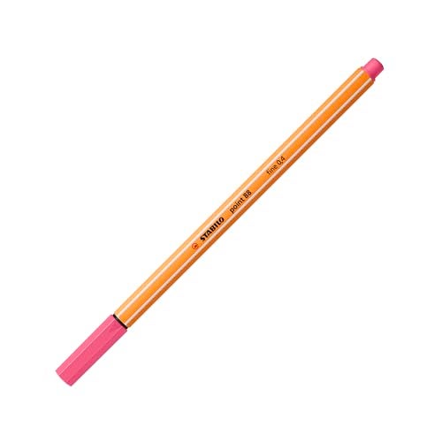STABILO point 88 Fineliner Pack of 8 Assorted Pastel Shades - Image 3