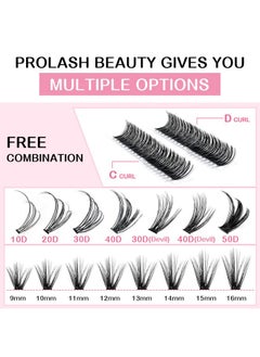 280 Pcs Individual Lashes 30D+40D Mixed Lash Clusters 14 Rows That Look Like Eyelash Extensions Diy Lash Extension Self Application At Home (30+40D916Mix) - pzsku/ZE880225B8B42296F3DB4Z/45/_/1695643768/bd4ec292-0448-49f6-bfe5-302572f86e4e