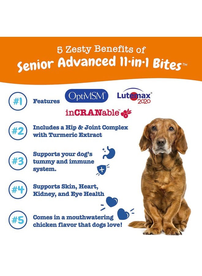 Zesty Paws Dogs Advanced 8 in 1 Multivitamin Bites, 90 Soft Chews - Image 2