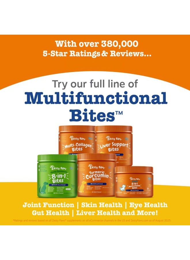 Zesty Paws Dogs Advanced 8 in 1 Multivitamin Bites, 90 Soft Chews - Image 4