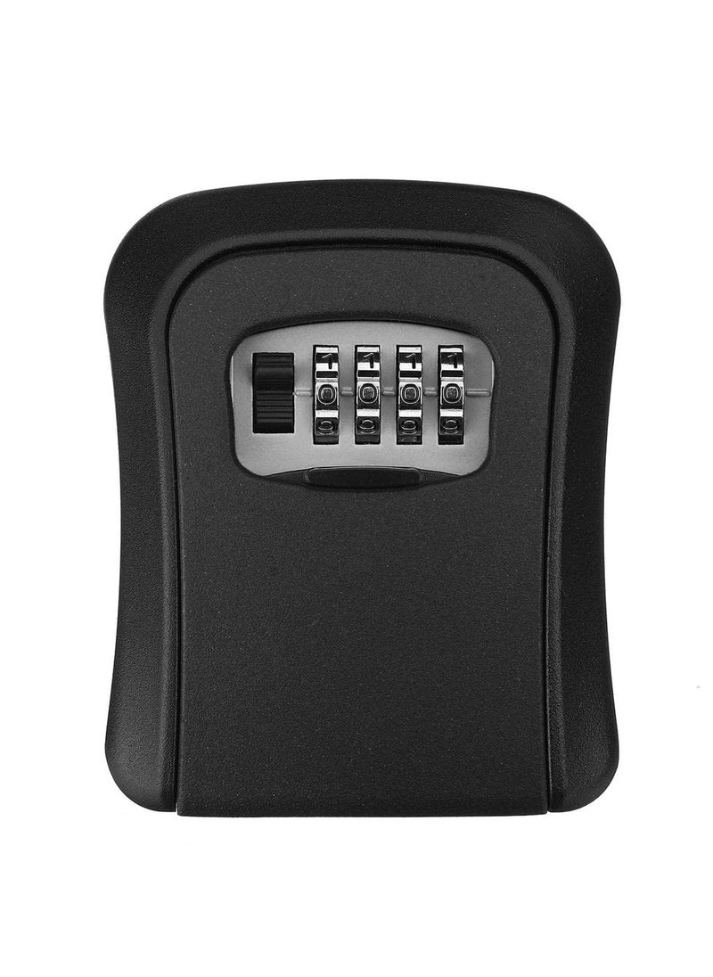 oddpod oddpod Combination Key Safe BoxKey Safe Lock Box Outdoor Storage Box with Code Combination Password Security Lock CH806 Black  - Image 1
