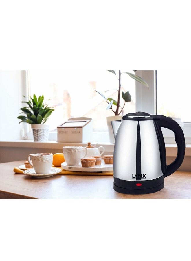 lynx Lynx Stainless Steel Electric Kettle 1.8 Liter 1500 Watt KT-100  - Image 3