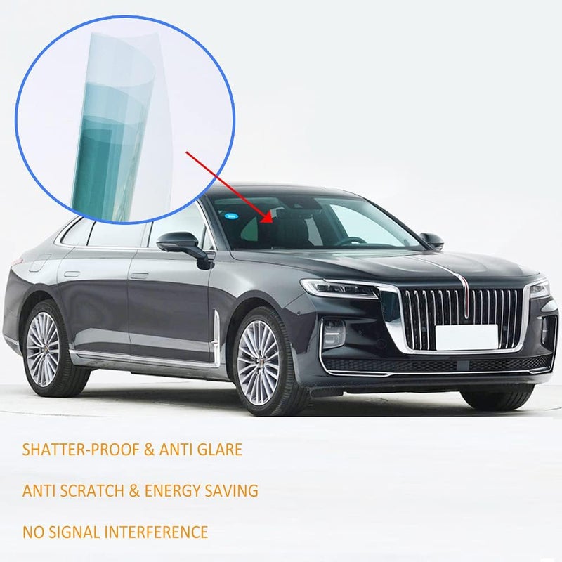 SW Nano Ceramic Car Window Film 99% Anti UV Heat Insulation Sun Blocking Solar Window Tint for Car Windshield Rear Side Window, 20Inch X 16.5Feet Roll 80% VLT - Image 3