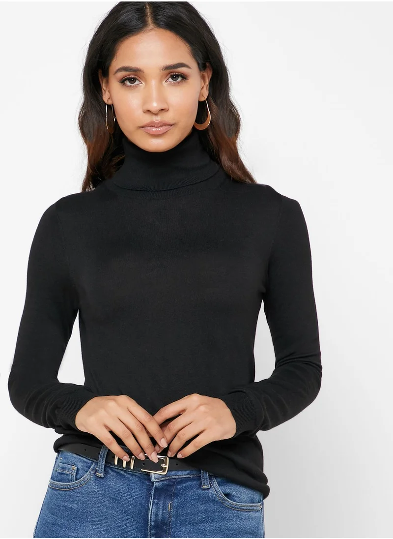 MANGO High Neck Sweater