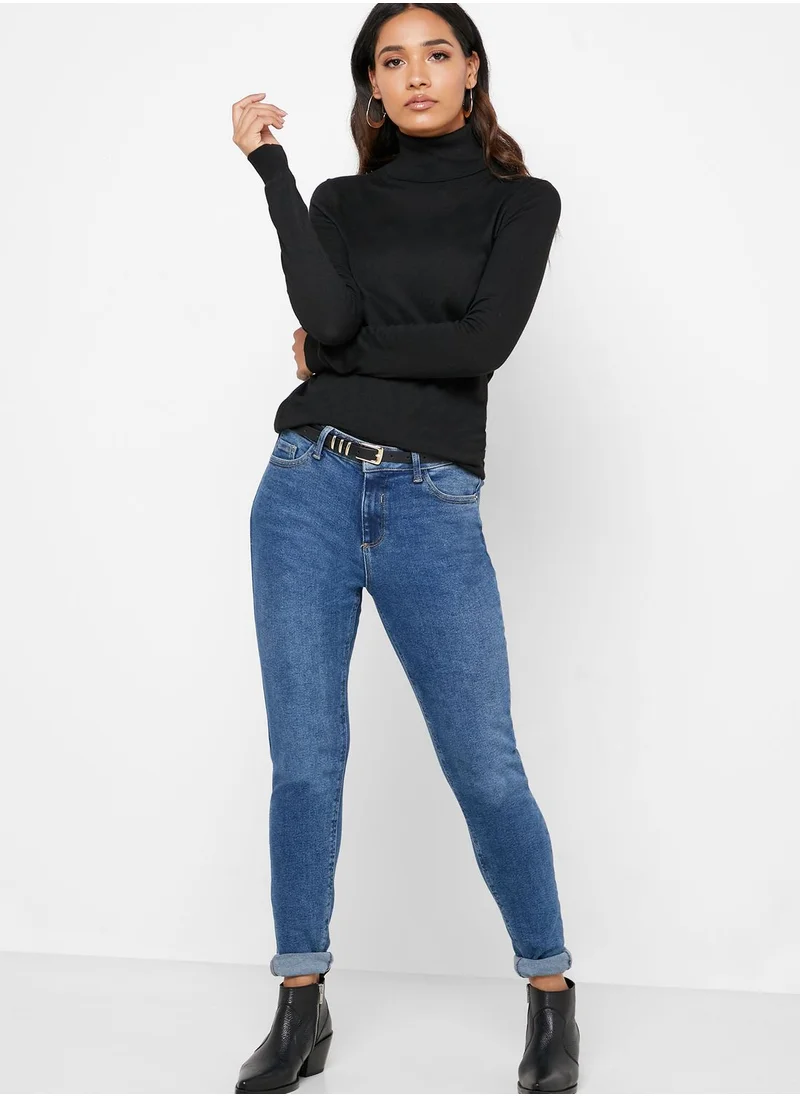 MANGO High Neck Sweater