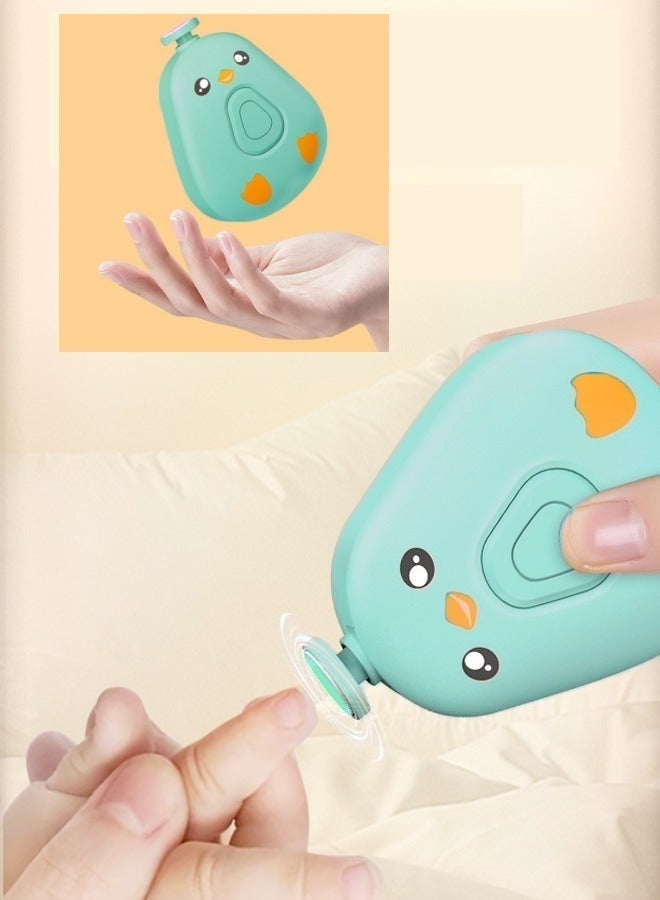 Walpck Infant Nails Grinder Safe Gentle Filing Systems Low Noise Motor 2 Adjustable Modes Ergonomic Handle Maintenance Trimmer Compact Travel Essential - Image 4