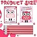 Saypacck 36 Pcs Valentines Day Cards with Pencils Valentine Cards with Pencil Inserted Mazes Funny for Party Gift PinkRedYoure A Hoot - Image 4