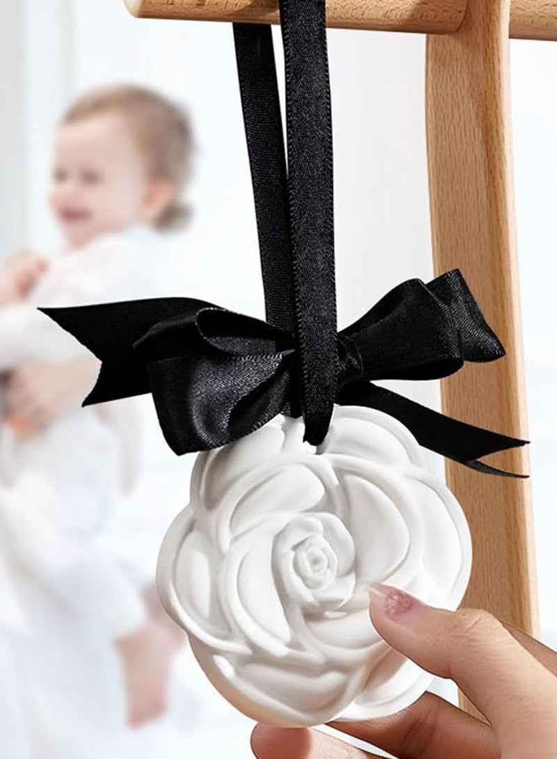 العلاج العطري لخزانة الملابس، حجر موزع للسيارة، موزع معلق، عطر جبس داخلي طويل الأمد، بخور معلق، معطر جو للسيارة، مناسب لخزائن الملابس، الخزائن، الحمامات، السيارات، رائحة خشب العود الأبنوس، عالمي للنساء والرجال - Image 3