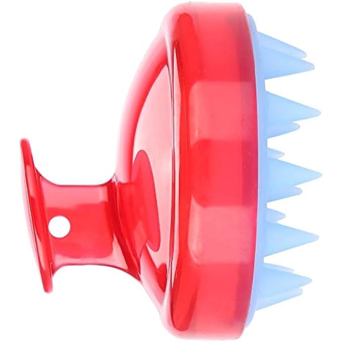 Boolavard HAIR SCALP MASSAGER SHAMPOO BRUSH, SCALP CARE BRUSH (RED) - Image 3
