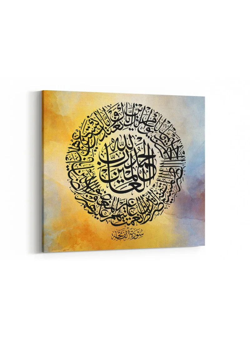 LOWHA Canvas Wall Art Stretched Over Wooden Frame with Arches Retro Style Art Pattern Painting