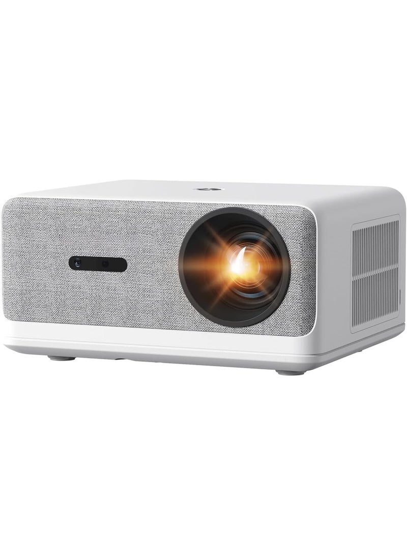 Smart Full HD 1080P Projector with WiFi, Auto Focus, Sealed Dust-Resistant Design and Built-In Speaker for Home Cinema Entertainment - Image 1