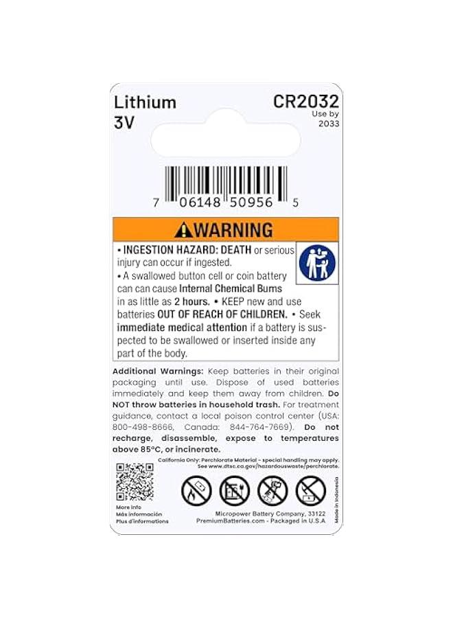 Arabest Key Fob Battery Replacement for Subaru CR2032 (2 Pack) - Fits Outback, Forester, Crosstrek, Ascent, Impreza, Legacy, WRX, BRZ - Compatible with Smart FOBS - Check Fitment Guide - Image 2