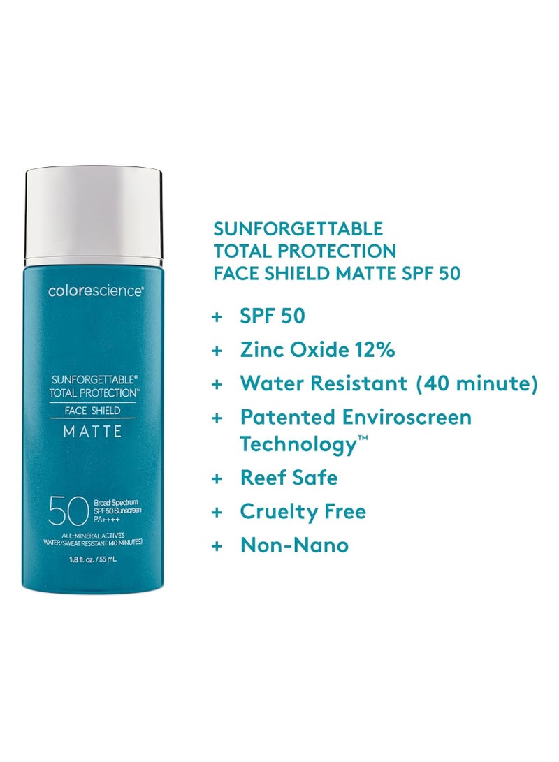 كولور ساينس Colorescience Sunforgettable Total Protection Face Shield Matte SPF 50, 1.8 oz - Image 3