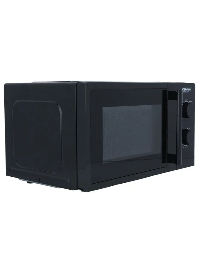 EDISON Black Electric Microwave 20 Liters 700 Watts  - Image 1