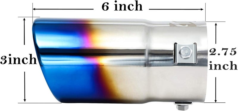 Tritrust Stainless Steel Car Muffler Tip - Image 2