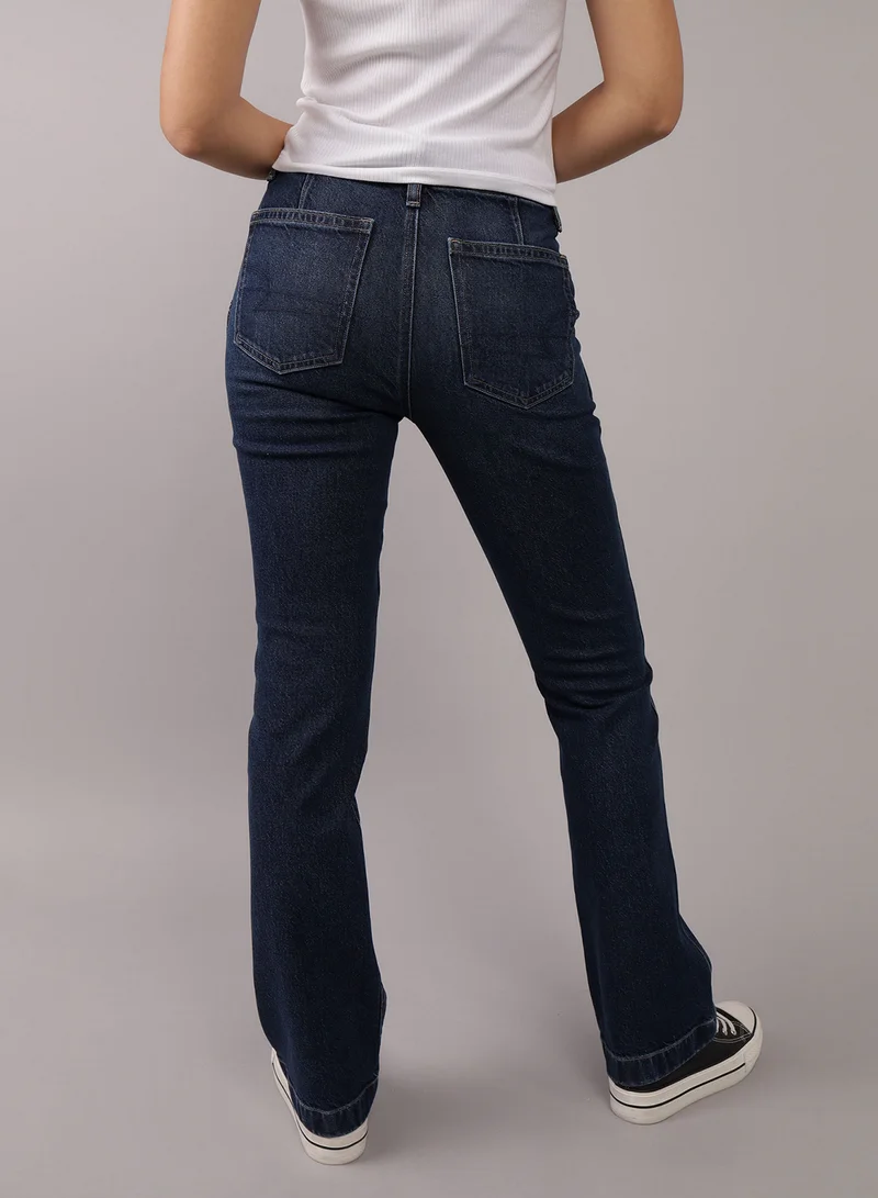 امريكان ايجل Stretch Classic Bootcut High Waist Jeans