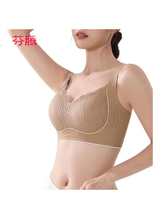 Fenton 25-Year Spring/Summer New Women'S Underwear Soft Support Seamless Wire-Free Push-Up Bra Lift And Support Anti-Sagging Bra - Image 2