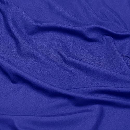 YRM Bedding's Royal Blue Bed Skirt Wrap Around 600 Microfiber with Easy Fit with 15 Inch Tailored Drop Shrinkage and Fade Resistant with Microfiber 15 Bed Skirt Double Bed 48 x 72 - Image 3