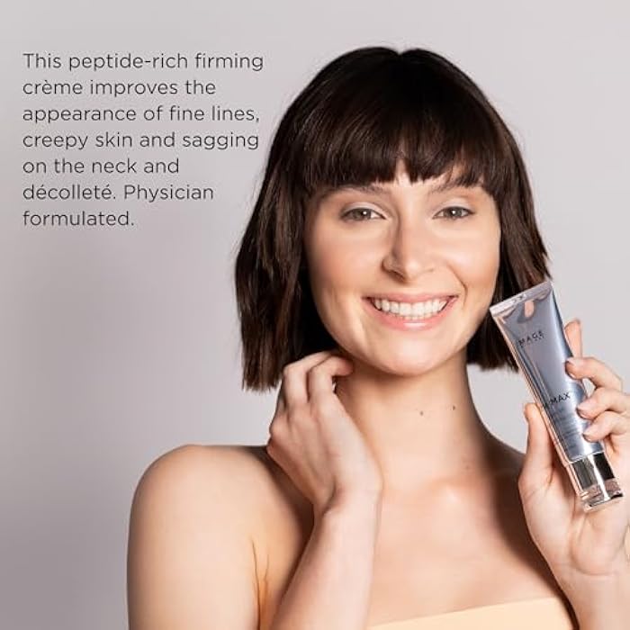IMAGE Skincare, the MAX Neck Lift, Firming Cream to Uplift the Appearance of Sagging Skin, Improve Appearance of Fine Lines, 2 fl oz - Image 4