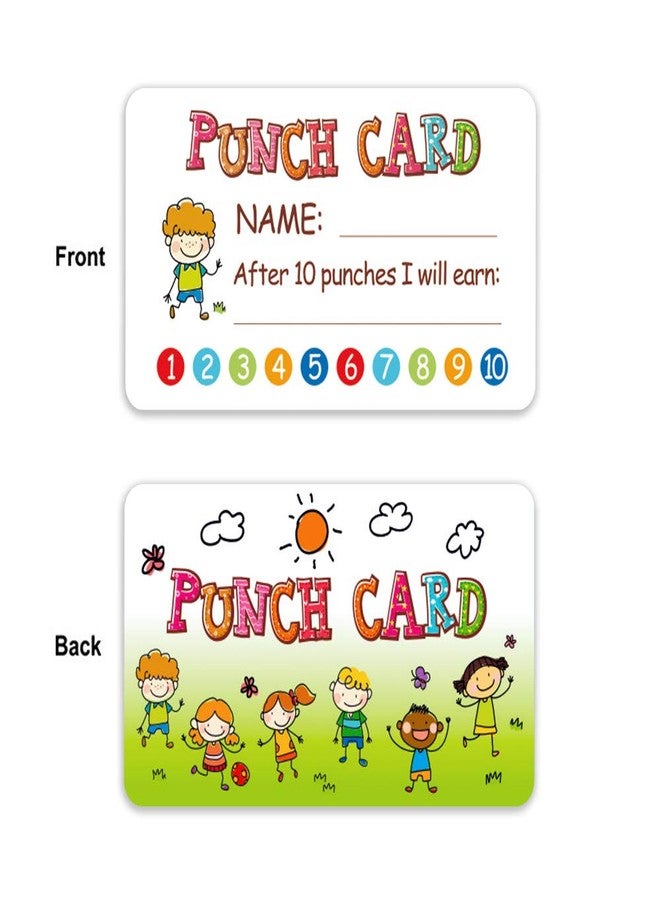 IVON Punch Card, 100pcs Reward Incentive Card for Teacher, Behavior Chart for Kids, Homeschool Classroom Supplies for Motivation - Image 2