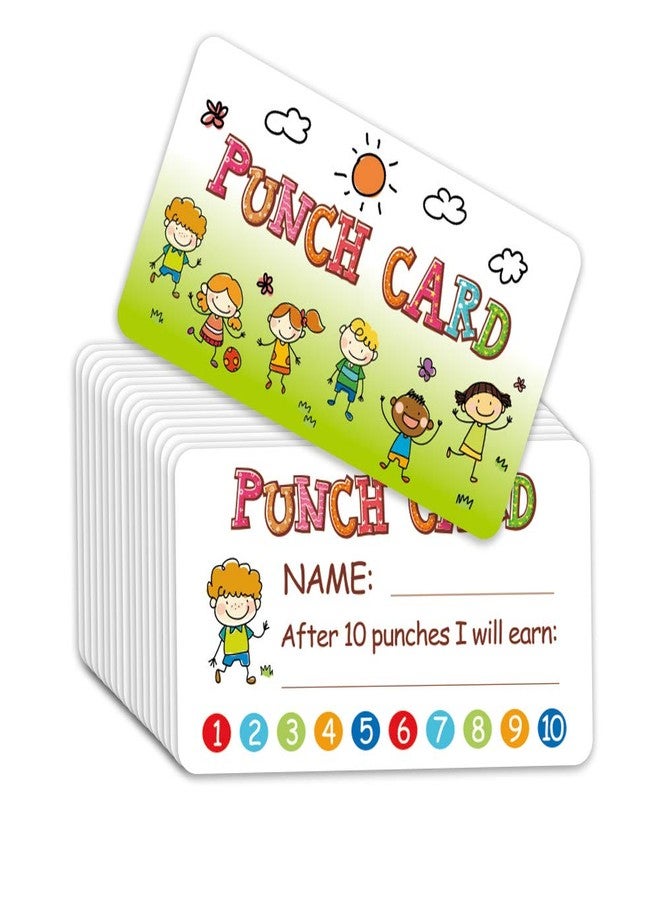 IVON Punch Card, 100pcs Reward Incentive Card for Teacher, Behavior Chart for Kids, Homeschool Classroom Supplies for Motivation - Image 5