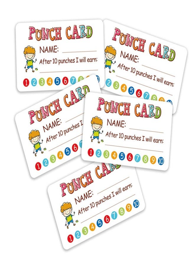 IVON Punch Card, 100pcs Reward Incentive Card for Teacher, Behavior Chart for Kids, Homeschool Classroom Supplies for Motivation - Image 4