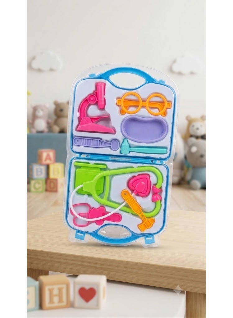 Little Doctor Playset - Future Doctor Medical Kit -Interactive Doctor Tool Set - Kids Medical Exploration Kit - Super Doctor Kit - Kids Doctor Toy Set with Carrying Case Safe Plastic Medical Tool Set for Kids - Doctor Role-Play Toy for Boys & Girls - Educational Toy to Ease Fear of Doctors - Miniature Kids Medical Toy Set - Image 2
